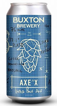 láhev BUXTON Axe X IPA (plechovka)