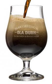 láhev Harviestoun Ola Dubh Glass