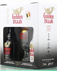 láhev Gulden Draak Gift Pack (2x 330 ml + sklenice)