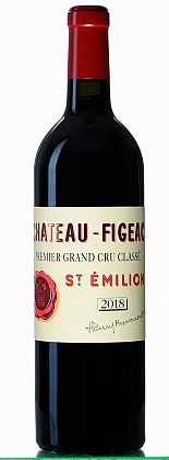 Láhev vína Figeac 2018