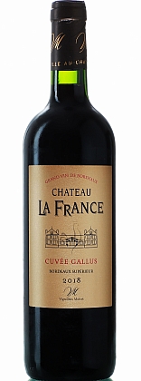 Láhev vína La France Cuvée Gallus 2018